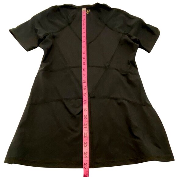 TOMMIE COPPER Women Shirt Sz L Black Recovery Short Sleeve Pullover Active 41-1 - Picture 6 of 7